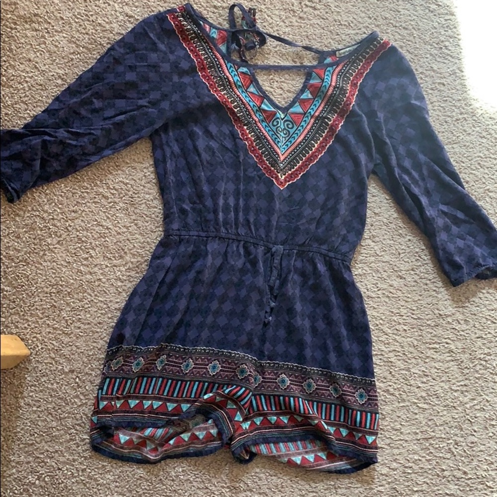 Aztec Printed Romper